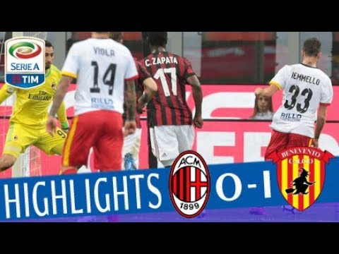 Milan - Benevento 0-1 - Highlights - Giornata 34 - Serie A TIM 2017/18