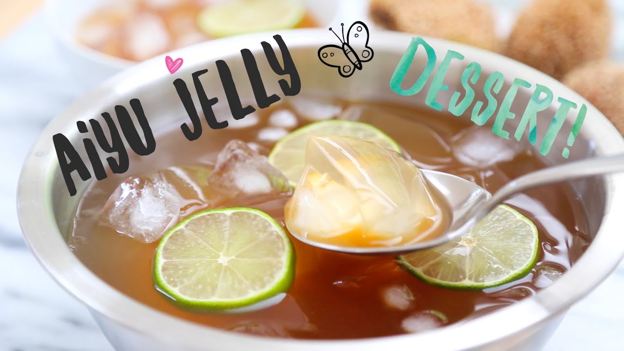 All Natural Aiyu Jelly (愛玉) ♥ Healthy Summer Dessert Recipe
