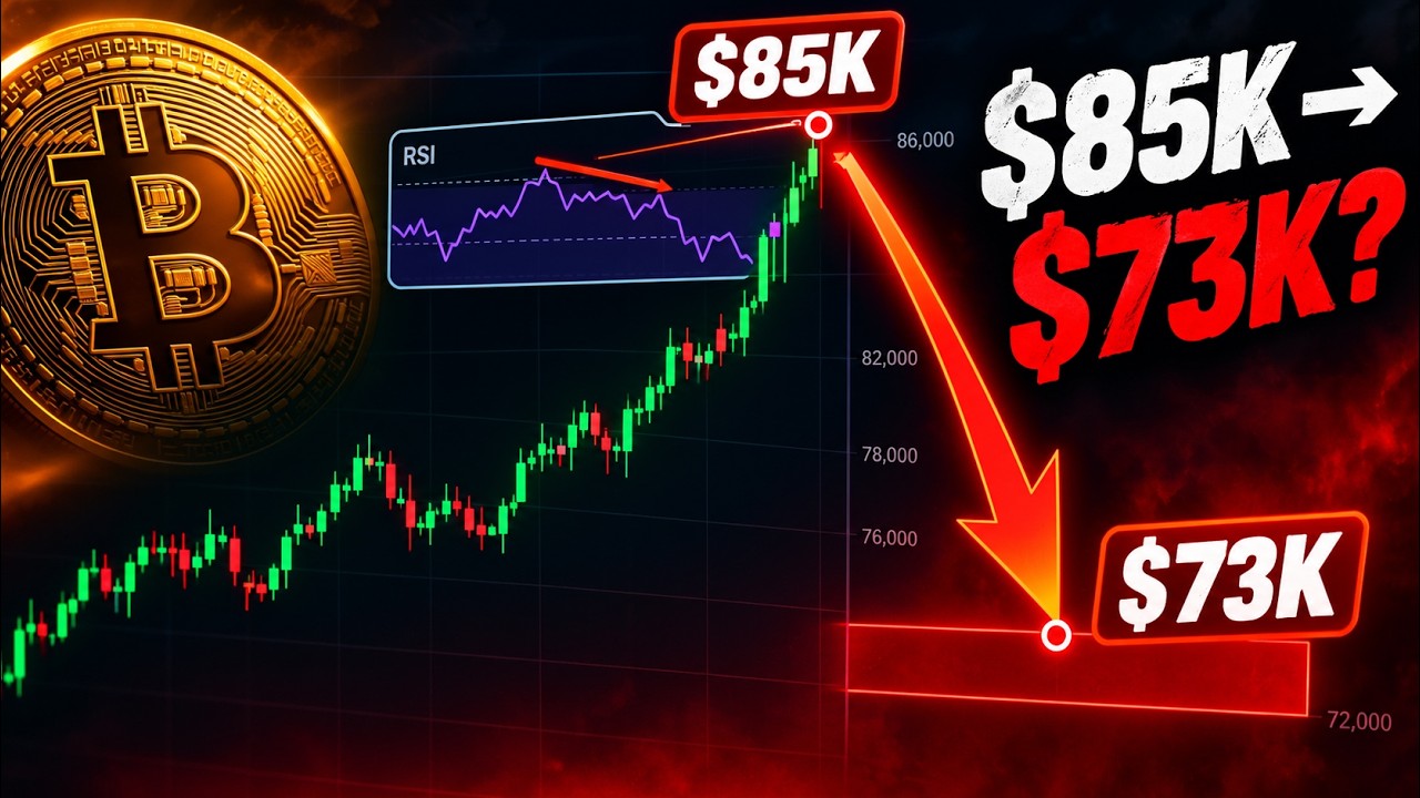 Биткоин ВЗЛЕТЕЛ До $85K! Но Это Только Усилило Коррекцию — Цель $73K