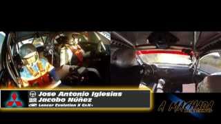 preview picture of video 'camara interior 19 rally del Bierzo, Jose Antonio Iglesias (EvoX) TC2 Arganza'