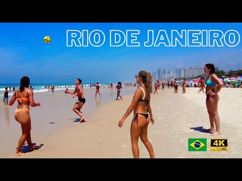 🇧🇷 RIO DE JANEIRO 🌴🌞 Um Dia Maravilhoso na Praia | Barra da Tijuca