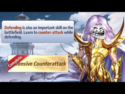 Elite Train Hall - Defensive Counterattack - Saint Seiya Awakening
