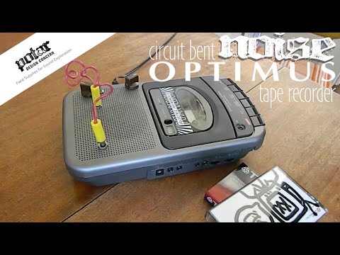 OPTIMUS/POTAR Circuit Bent Cassette Recorder 2025 - Black image 2