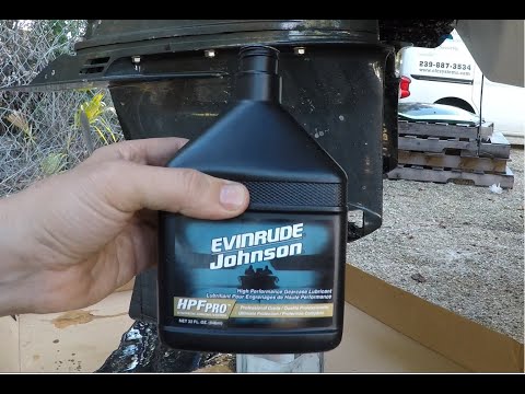 Evinrude ETEC G2 300 Gear Case Maintenance/ Gear Oil Change