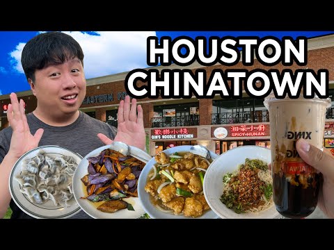 Excursão gastronômica em Chinatown em Houston, TX | Qin's Noodle Kitchen + Xing Fu Tang | Comida chinesa em Houston