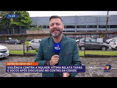 Mulher denuncia agressões após discussão no Centro de Itaiópolis