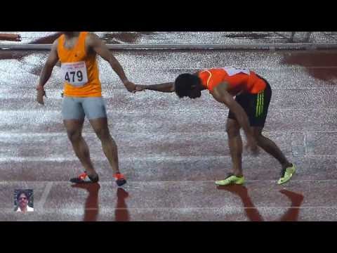 MEN'S 100m RUN FINAL. 56th NATIONAL INTER STATE Sr ATH.CHAMPIONSHIPS-2016
