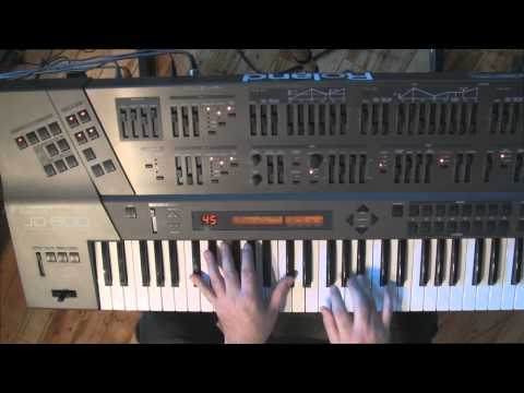 Roland JD 800: Die ersten 40 Werksvoreinstellungen und ein kleiner Testbericht