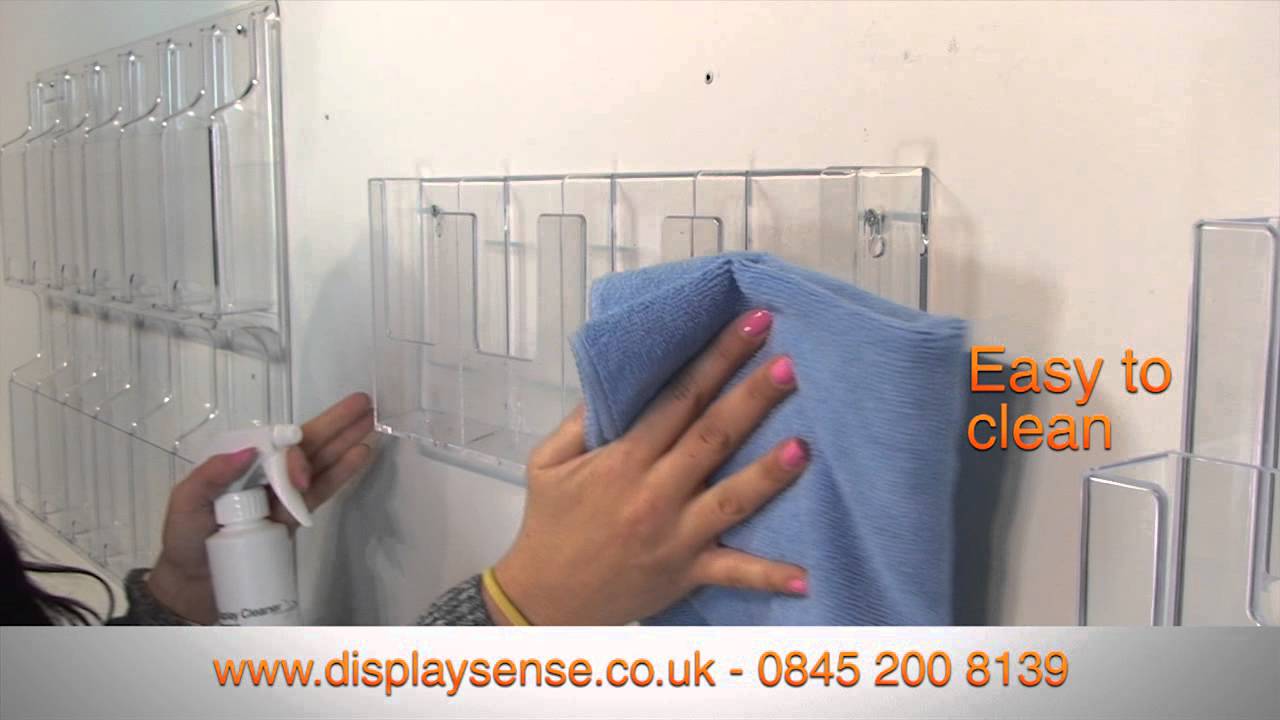 How to Display Leaflets on a Wall