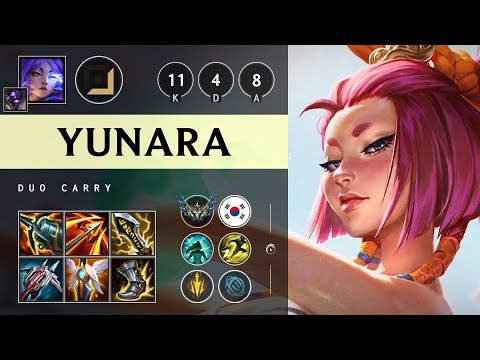 Yunara Carry vs Kai'Sa - KR Challenger Patch 25.21