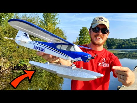 Cheapest Smart Plane with FLOATS that is EASY TO FLY for Beginners!!! - HobbyZone Sport Cub S 2 RTF