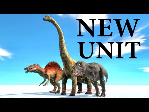 BRACHIOSAURUS VS EVERY DINOSAUR  UNIT IN ANIMAL REVOLT BATTLE SIMULATOR! DinoNerds!
