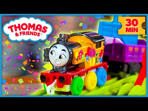 Party on the Tracks! | Watch Out Thomas Compilation | 30 Minutes - Kids TV Series, Kingdom Kids Zone - Thomas & Friends