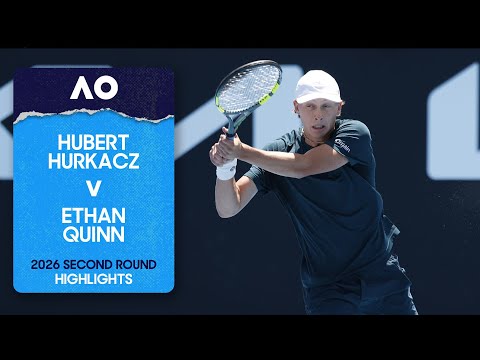 Hubert Hurkacz v Ethan Quinn Highlights | Australian Open 2026 Second Round