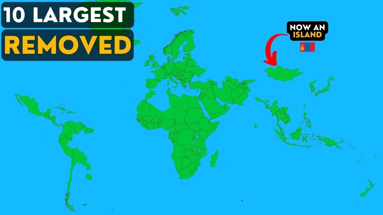 What If You Removed The 10 Largest Countries?