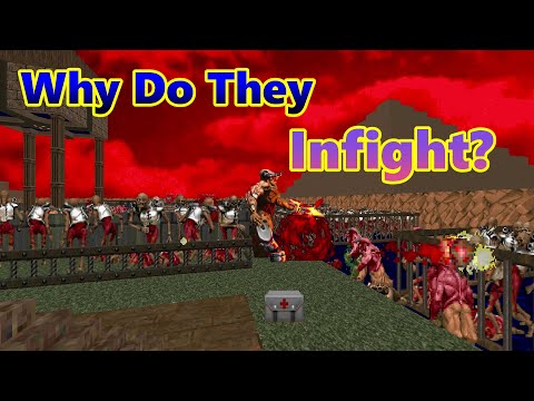 Monster Infighting Collection in Speed of Doom Map 32