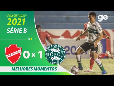 Gols e lances de Vila Nova-GO x Coritiba
