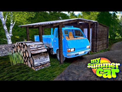 I went to live in the WOODS in a SECRET CABIN! - My Summer Car NEW ERA #88