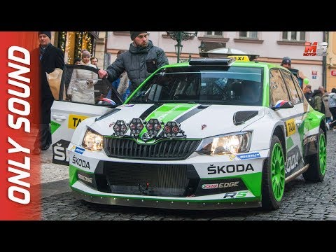 NEW SKODA FABIA R5 TAXI 2018 - PRAGA - RALLY STYLE TAXI DRIVES IN PRAGUE