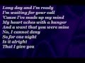 The Corrs - One Night (with lyrics)