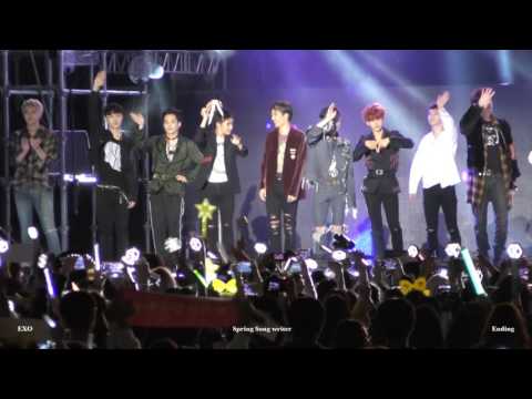 161009 Asia Song Fastival EXO - Ending (full Focus)