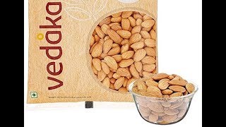 Amazon Brand - Vedaka Popular Whole Almonds Unboxing, 200g | Best Almond Brand To Buy | Cheapest