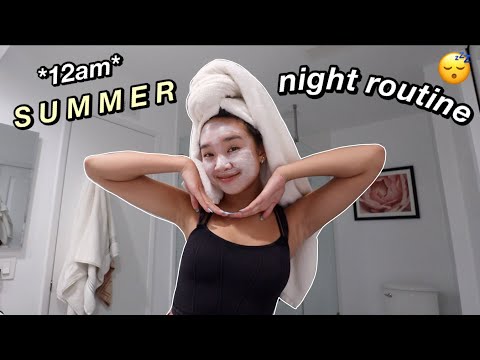 12am summer night routine | Nicole Laeno