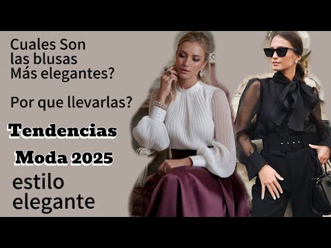 !!MODA 2025 MUJER BLUSAS ELEGANTES ESTILOS NUEVOS BLUSAS de MODA Y TENDENCIAS 🤍