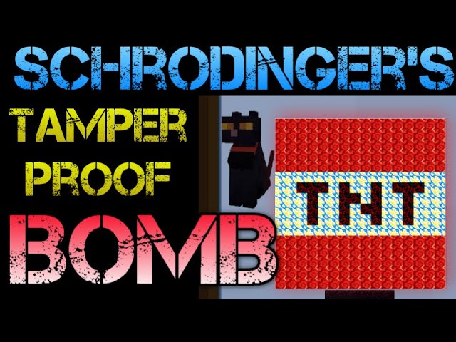 Schrodinger's Tamper Proof Bomb Disarm Challenge Minecraft Map