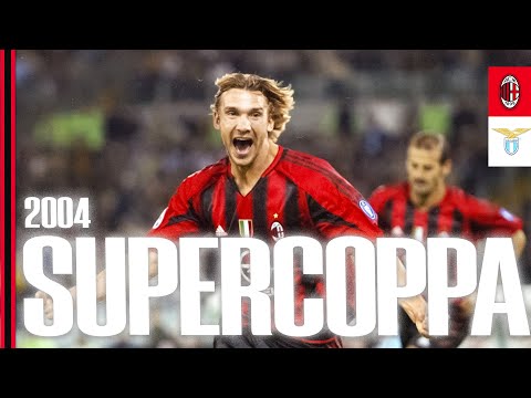 Shevchenko's hat-trick for the Supercoppa 2004 | AC Milan 3-0 Lazio | Full Match
