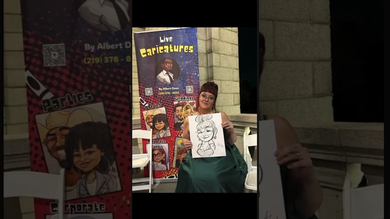 Promotional video thumbnail 1 for Not Too Crazy Caricatures