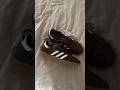 Dark chocolate sambas🤎🧸#shoes#adidas#sambas#fall#darkchocolate