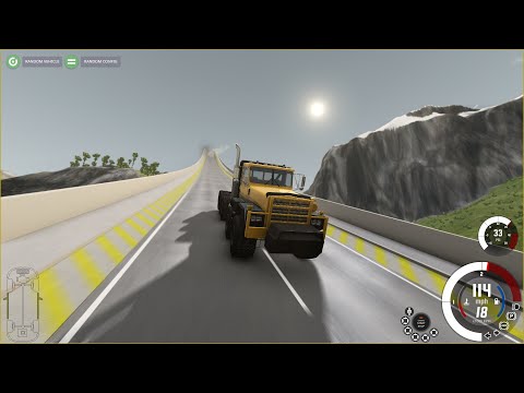 Car Jump Arena #5 Jump, Flip, Speeding, Crashing cars - BeamNG drive