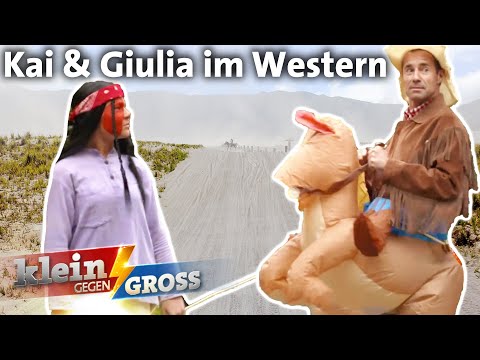 , title : 'Kai Pflaume mit Gastrolle? Giulia (13) entführt Kai in den Wilden Westen | Klein gegen Groß'