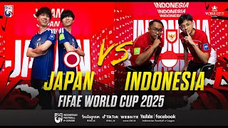 Jepang vs Indonesia | FIFAe World Cup 25™ ft. eFootball Console - Day 1 – Group Stage