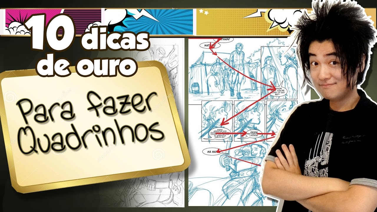 10 Dicas de Ouro para FAZER QUADRINHOS (criar)