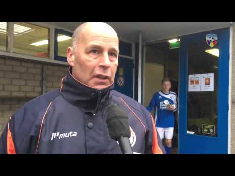 Kagia-trainer Anton Wijsman na afloop van Rohda '76 - Kagia [2-3]