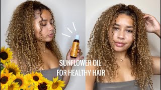 Use Sunflower Oil To Get Long Hair!   Benefits Of 