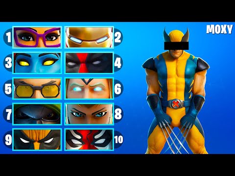 Guess The Fortnite Skin BY THE EYES #2 - Fortnite Challenge By Moxy