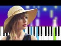 Taylor Swift - The Last Time ft Gary Lightbody | Piano Tutorial