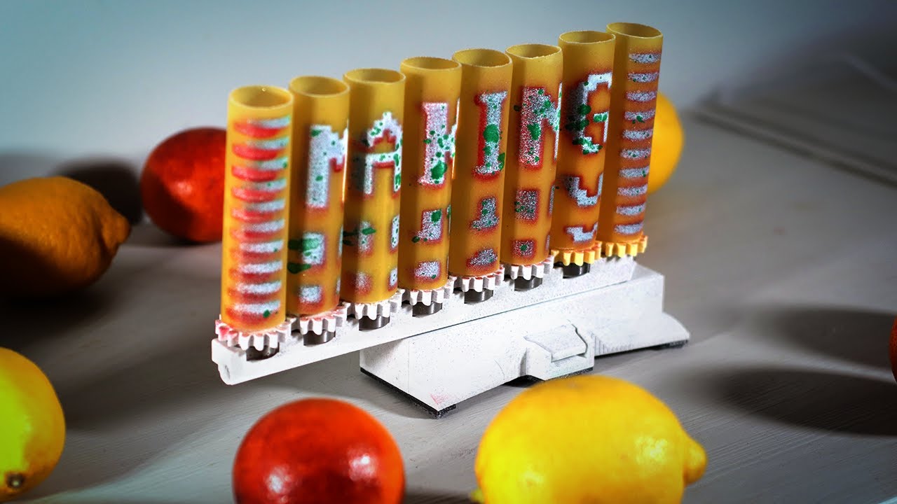 Penne for your thoughts: This pasta display can show three individual frames and it’s trying its best, okay Penne for your thoughts: This pasta display can show three individual frames and it’s trying its best, okay