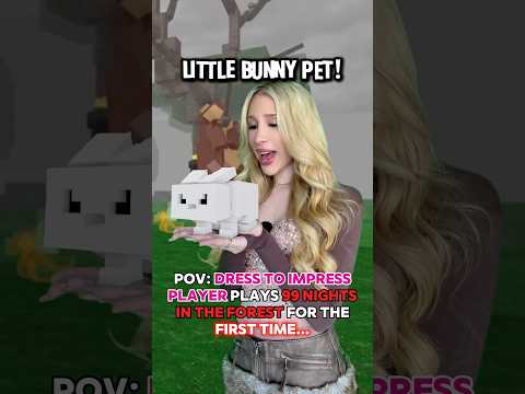 “DRESS TO IMPRESS” PLAYER PLAYS 99 NIGHTS IN THE FOREST For The 1st TIME…