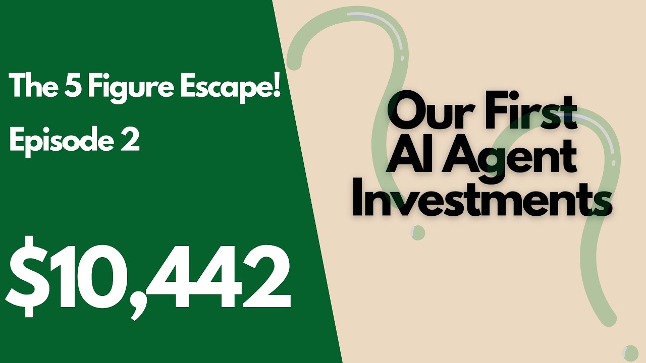 Our First AI Agent Token Buys! | The 5 Figure Escape Episode 2