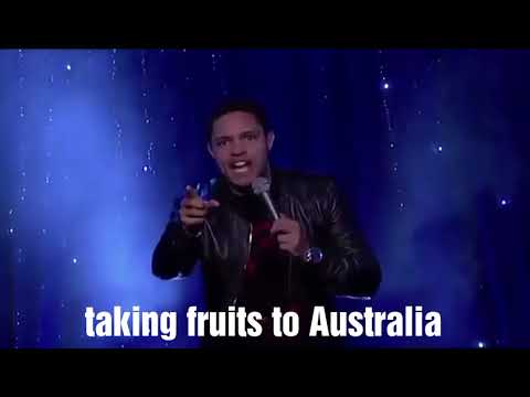 Trevor Noah Australia accent stand up comedy