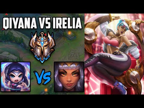 JohnnyFast Qiyana vs 1000lp CHALLENGER IRELIA!