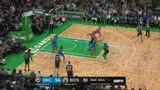 2nd Quarter, One Box Video: Boston Celtics vs. Oklahoma City Thunder