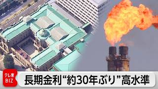 国債長期金利が一時2.930％　約30年ぶり高水準　日銀 早期利上げ観測や中東情勢不透明感で