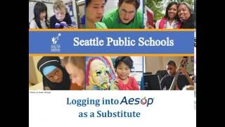 Aesop Sub Management Services: How to login