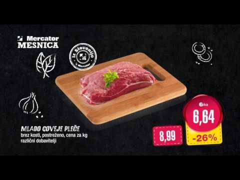 Po sestavine za odlično kosilo v Mercator