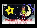 TWINKLE TWINKLE LITTLE STAR Lullaby for Kids | Nursery Rhymes BEST Book media Animated Lyric Video!